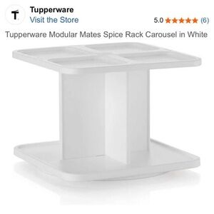 New Tupperware spice rack carousel